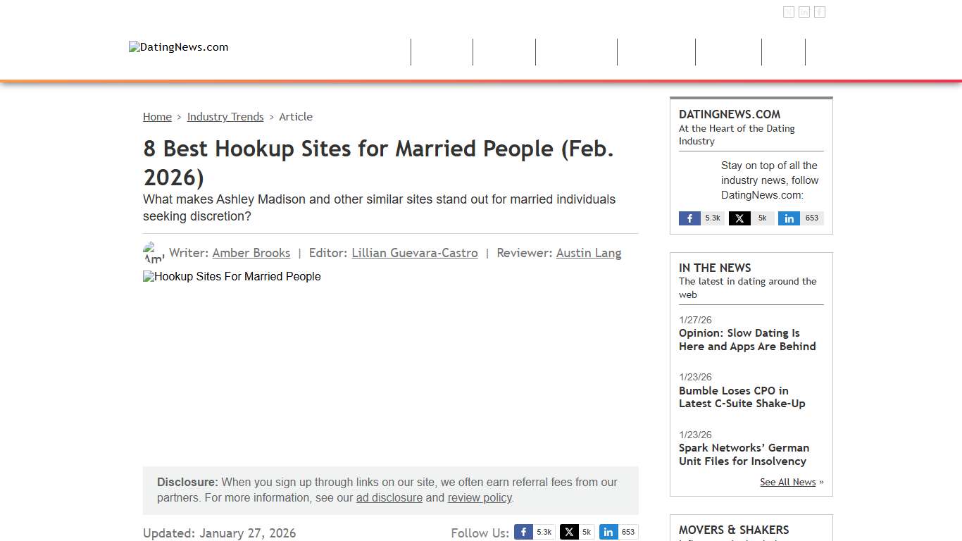 8 Best Hookup Sites for Married People (Feb. 2026)